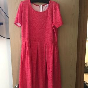 Red LuLaRoe Amelia Dress - XXXL